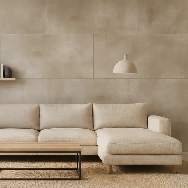 Panel de Pared Cemento Coliseo Viejo Continente | SPC | Baño | Cocina | Impermeable | Fácil Instalación