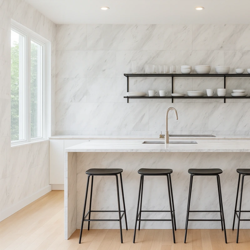 Panel de Pared Kremlin Viejo Continente | SPC | Baño | Cocina | Impermeable | Fácil Instalación