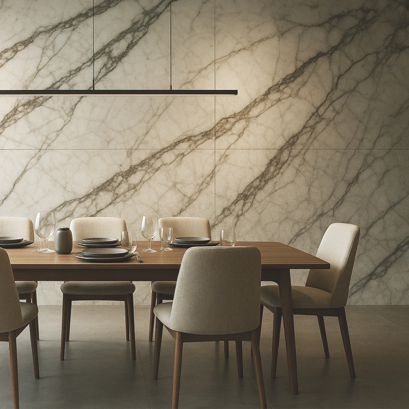 Panel de Pared Campos Eliseos Viejo Continente | SPC | Baño | Cocina | Impermeable | Fácil Instalación