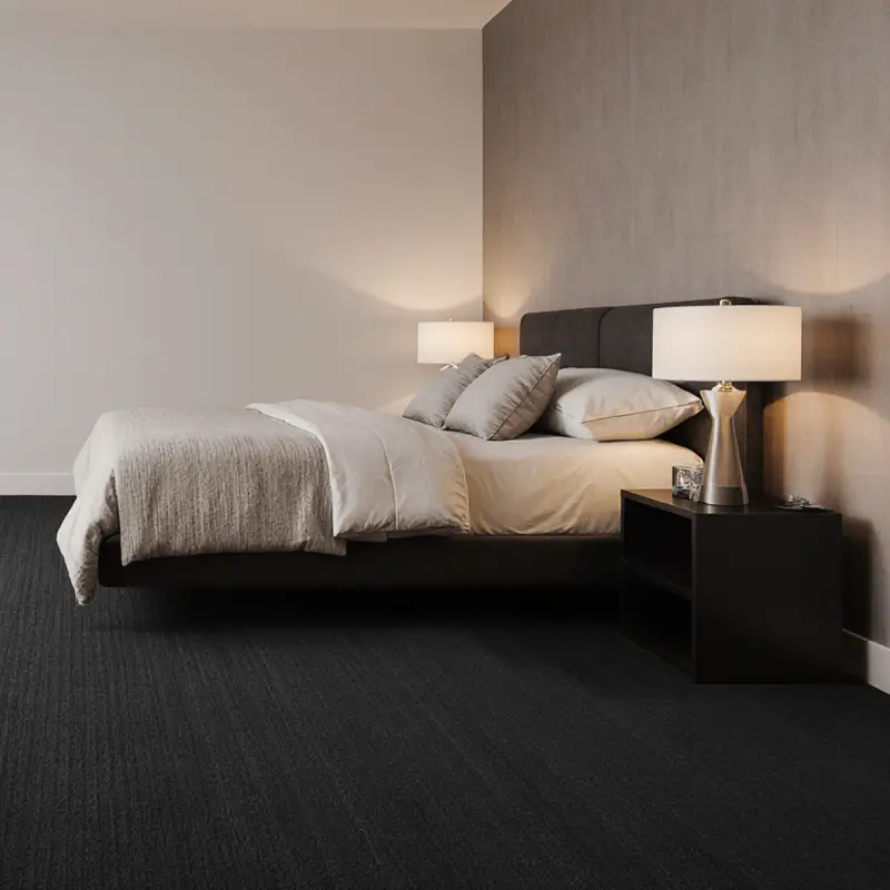 Moqueta Ágata Antracita 158 | Tacto Suave | Gris oscuro | Calidad y Sostenibilidad
