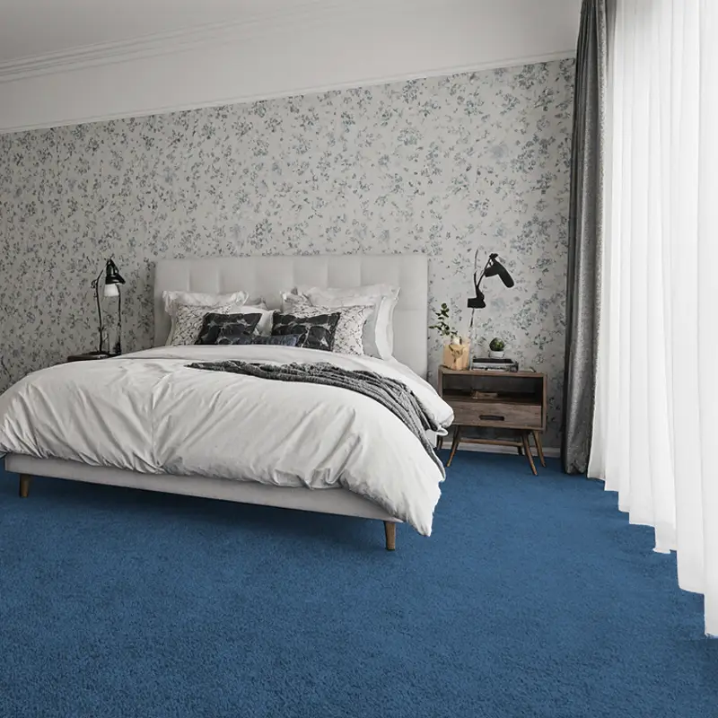 Moqueta Ágata Azul | Tacto y Suavidad | Elegancia y Resistencia | Sosteniblidad