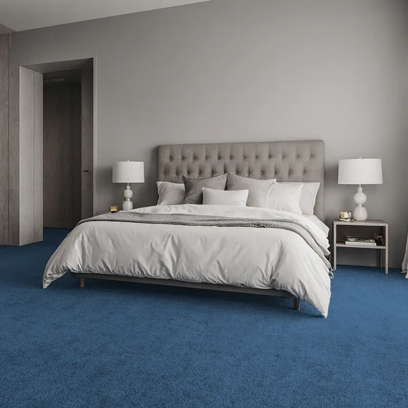 Moqueta Ágata Azul | Tacto y Suavidad | Elegancia y Resistencia | Sosteniblidad