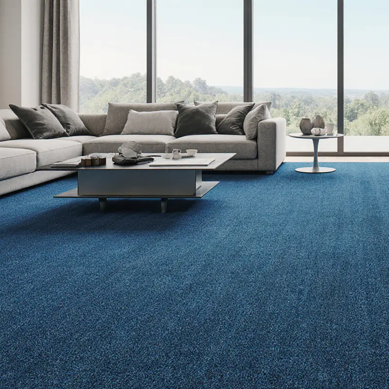 Moqueta Ágata Azul | Tacto y Suavidad | Elegancia y Resistencia | Sosteniblidad