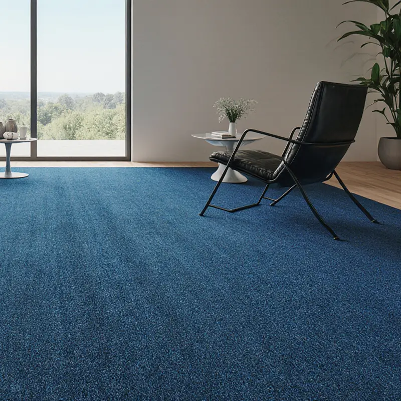 Moqueta Ágata Azul | Tacto y Suavidad | Elegancia y Resistencia | Sosteniblidad