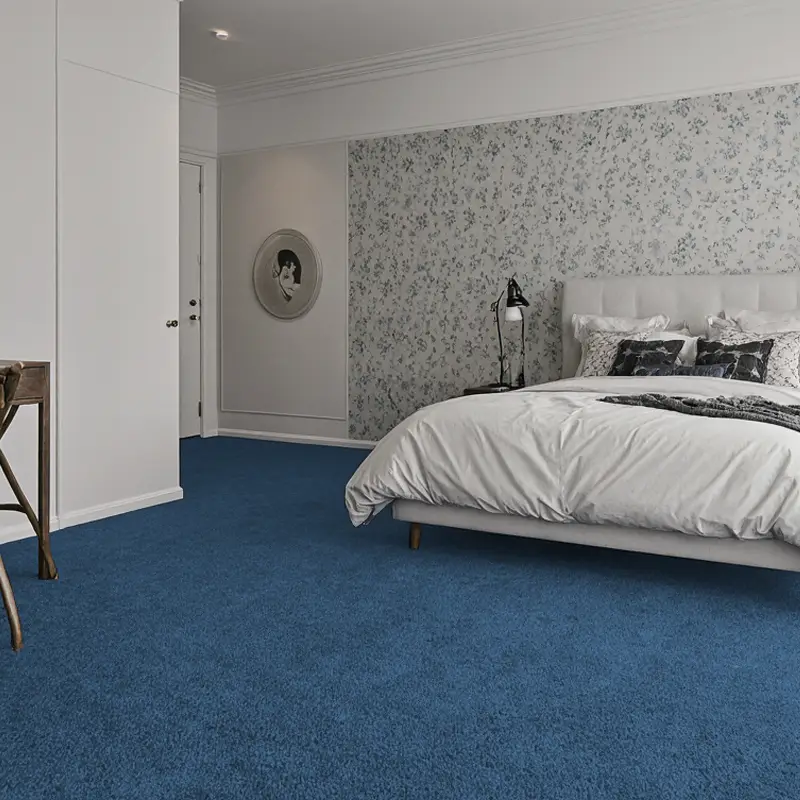 Moqueta Ágata Azul | Tacto y Suavidad | Elegancia y Resistencia | Sosteniblidad