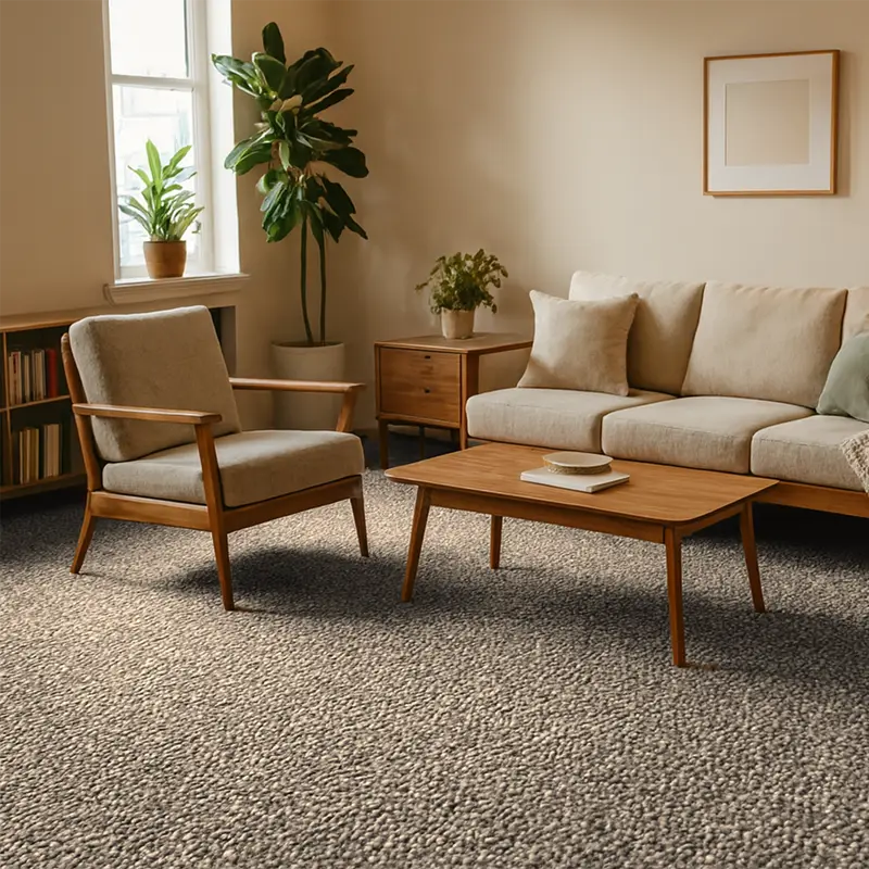 Moqueta Balinesa Visón | Estilo y Durabilidad | Calidez | 100% Polipropileno