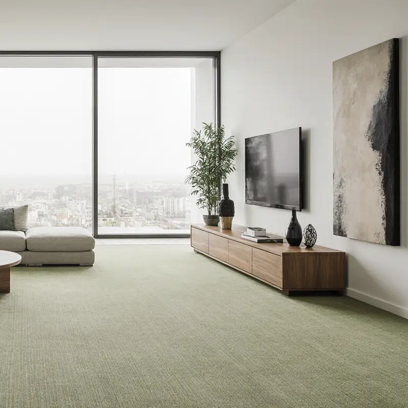 Moqueta Ecos de la Musa | Verde Claro | Alta Calidad | Resistencia y Versatilidad