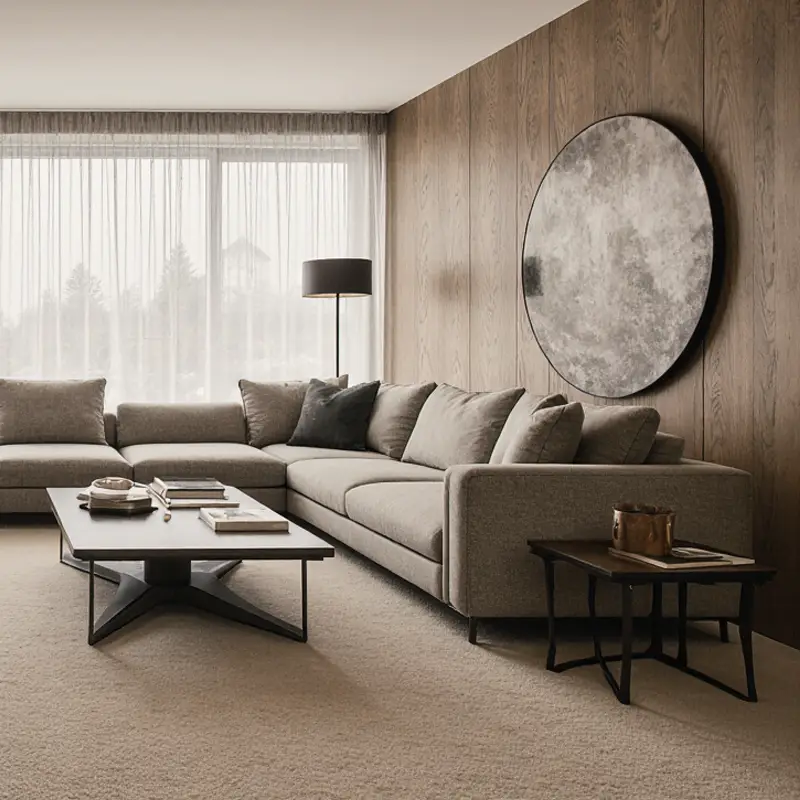 Moqueta Ecos de la Musa | Beige | Tacto Suave | Alta Calidad