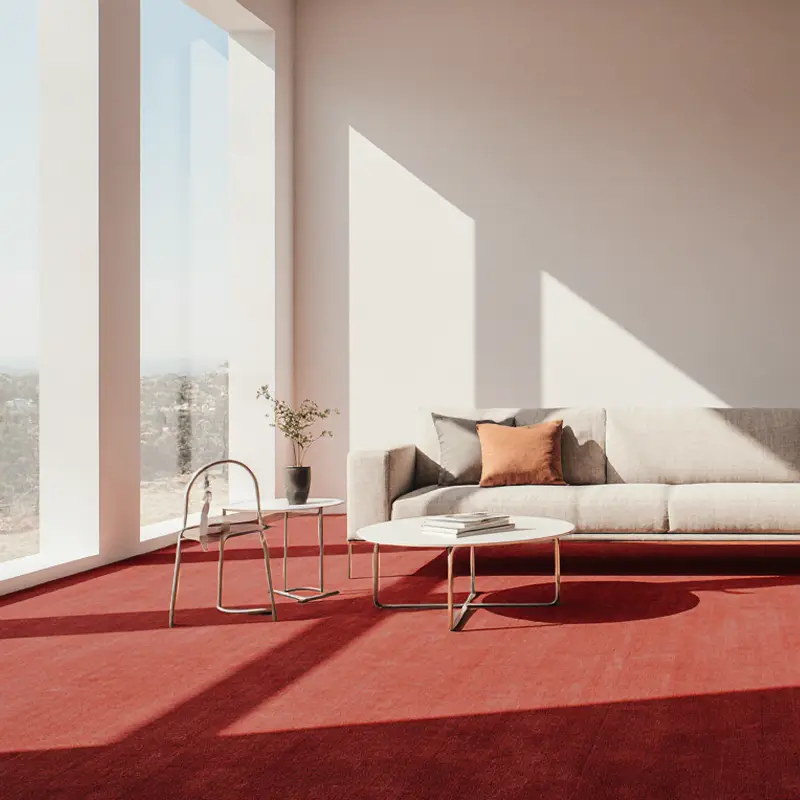 Moqueta Ecos de la Musa | Burdeos | Alta Calidad | Resistencia y Durabilidad