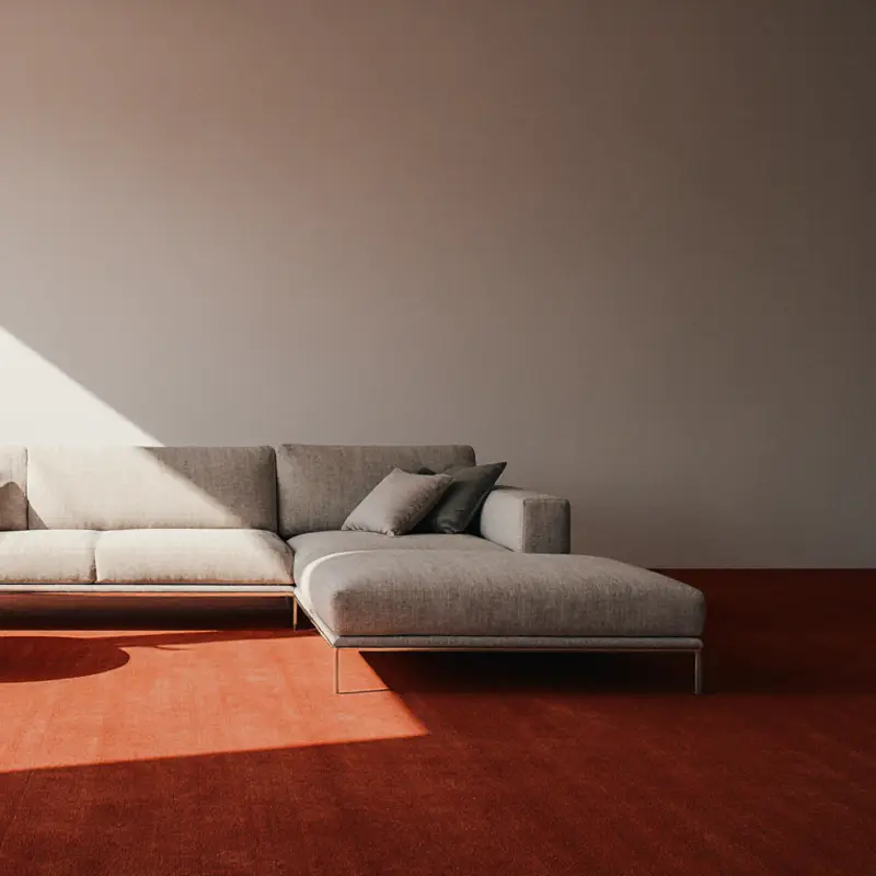 Moqueta Ecos de la Musa | Burdeos | Alta Calidad | Resistencia y Durabilidad