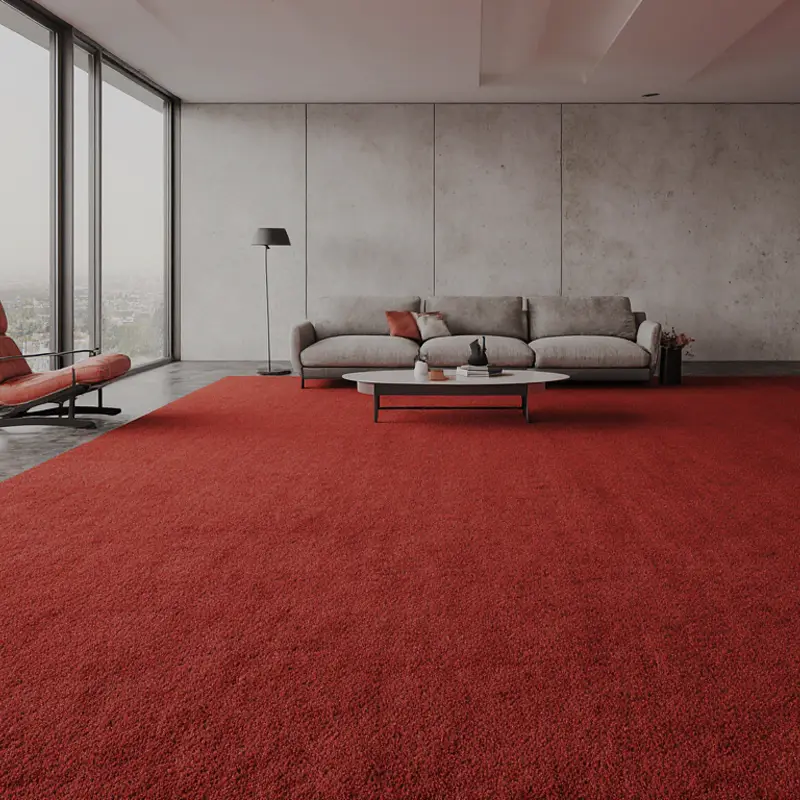 Moqueta Ecos de la Musa | Burdeos | Alta Calidad | Resistencia y Durabilidad