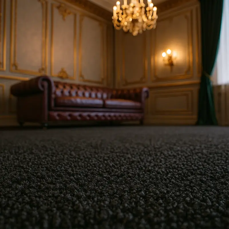 Moqueta Aurora | Negro | Material 100% Reciclado | Resistencia y Calidad