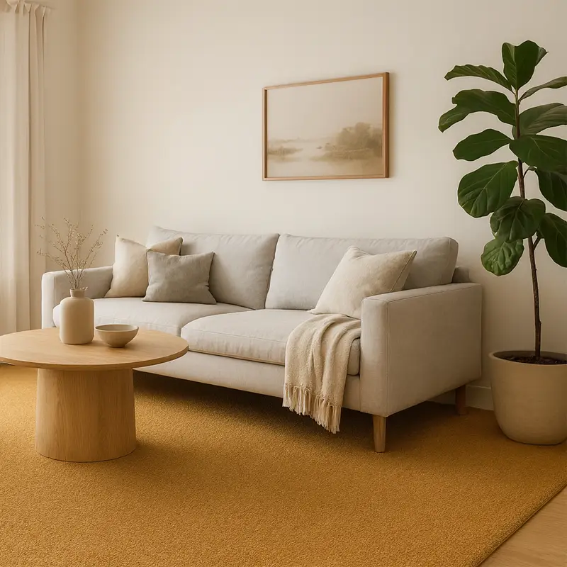 Moqueta Aurora | Azafrán | Material Reciclado 100% | Calidad y Resistencia