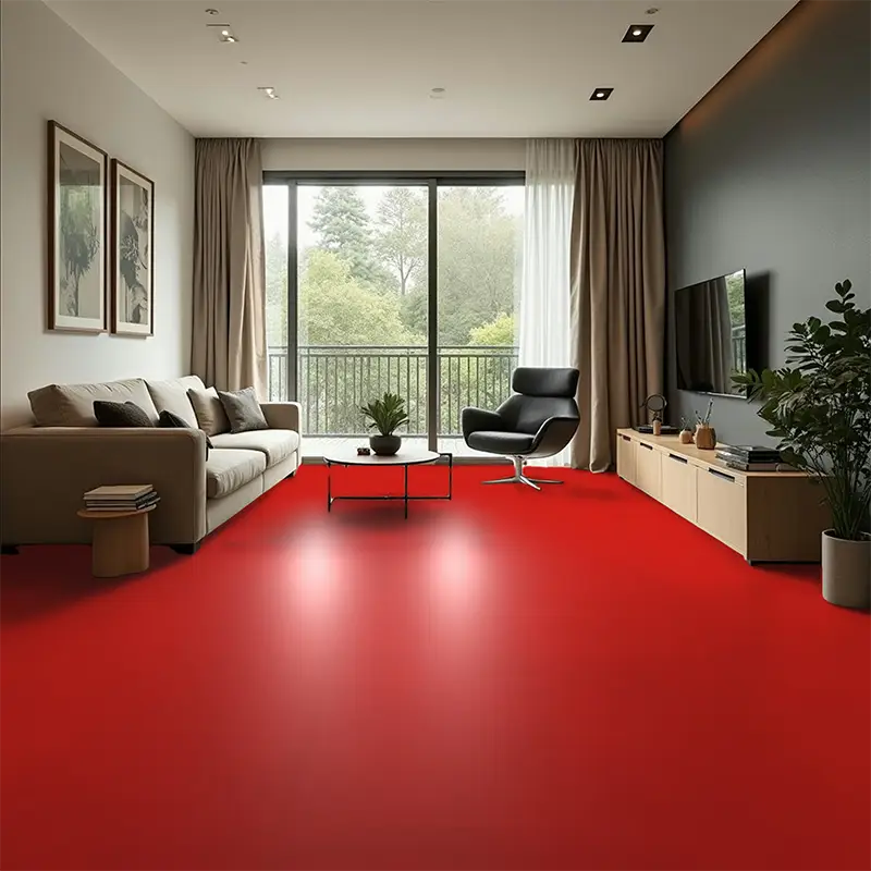 Suelo Sintasol | Rojo | Colorful | Cortes y Bobinas