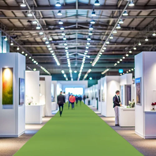 Moqueta Ferial Verde Lima | Congresos | Ferias | Eventos | Pedido Mínimo 10ml