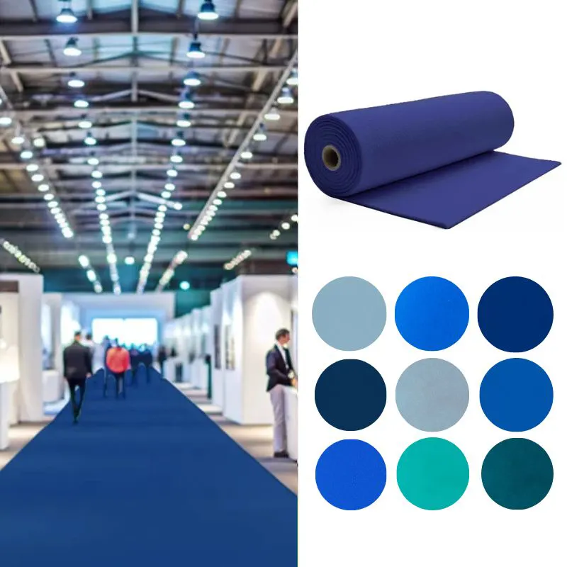 Moqueta Ferial Azul Zafiro | Congresos | Ferias | Eventos | Pedido Mínimo 10ml