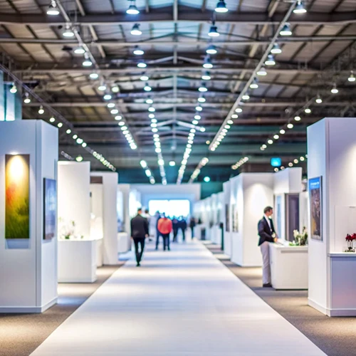 Moqueta Ferial Blanco | Congresos | Ferias | Eventos | Pedido Mínimo 10ml