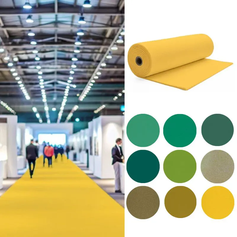 Moqueta Ferial Amarillo | Congresos | Ferias | Eventos | Pedido Mínimo 10ml