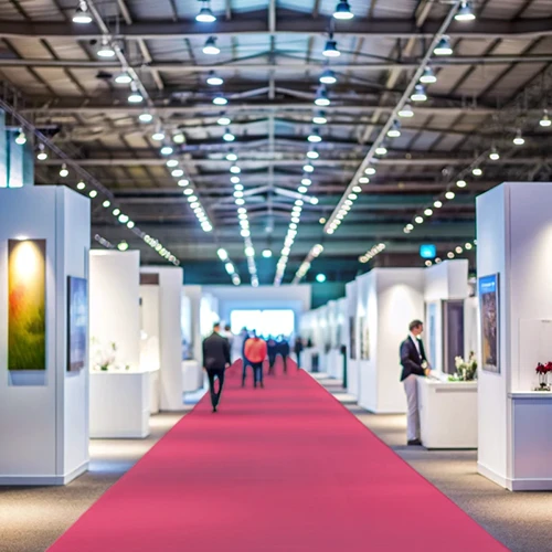 Moqueta Ferial Rosa | Congresos | Ferias | Eventos | Pedido Mínimo 10ml
