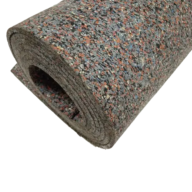 ROLLO DE CAUCHO 1,25x10m. | 6mm | DENSIDAD PLUS | Gris Multicolor | Suelo Gimnasio | Clases colectivas | Ejercicio | Suelos infantiles | Deporte