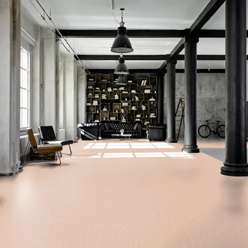 Suelo Vinílico Profesional Beige 7390 | Homogeneo | Losetas | Pavimento Continuo | Antideslizante R9 | Bfls1