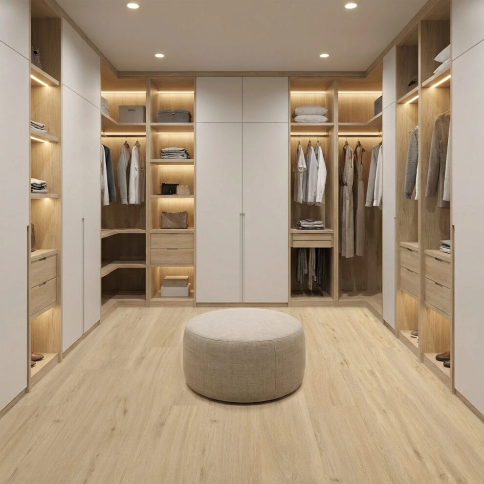 Suelo Laminado Roble Perla| FAUS | AC5 | Tarima Flotante Fácil Instalación | 8mm