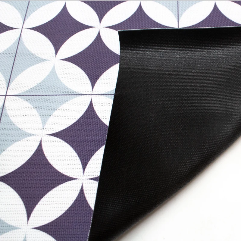 Alfombra Vinilica de exterior Circulos Bicolor | 60x100 | Antideslizante | Impermeable