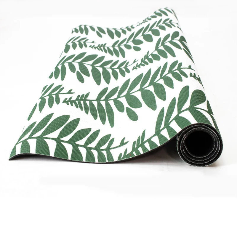 Alfombra Vinilica de exterior Hojas Verdes | 80x150 |