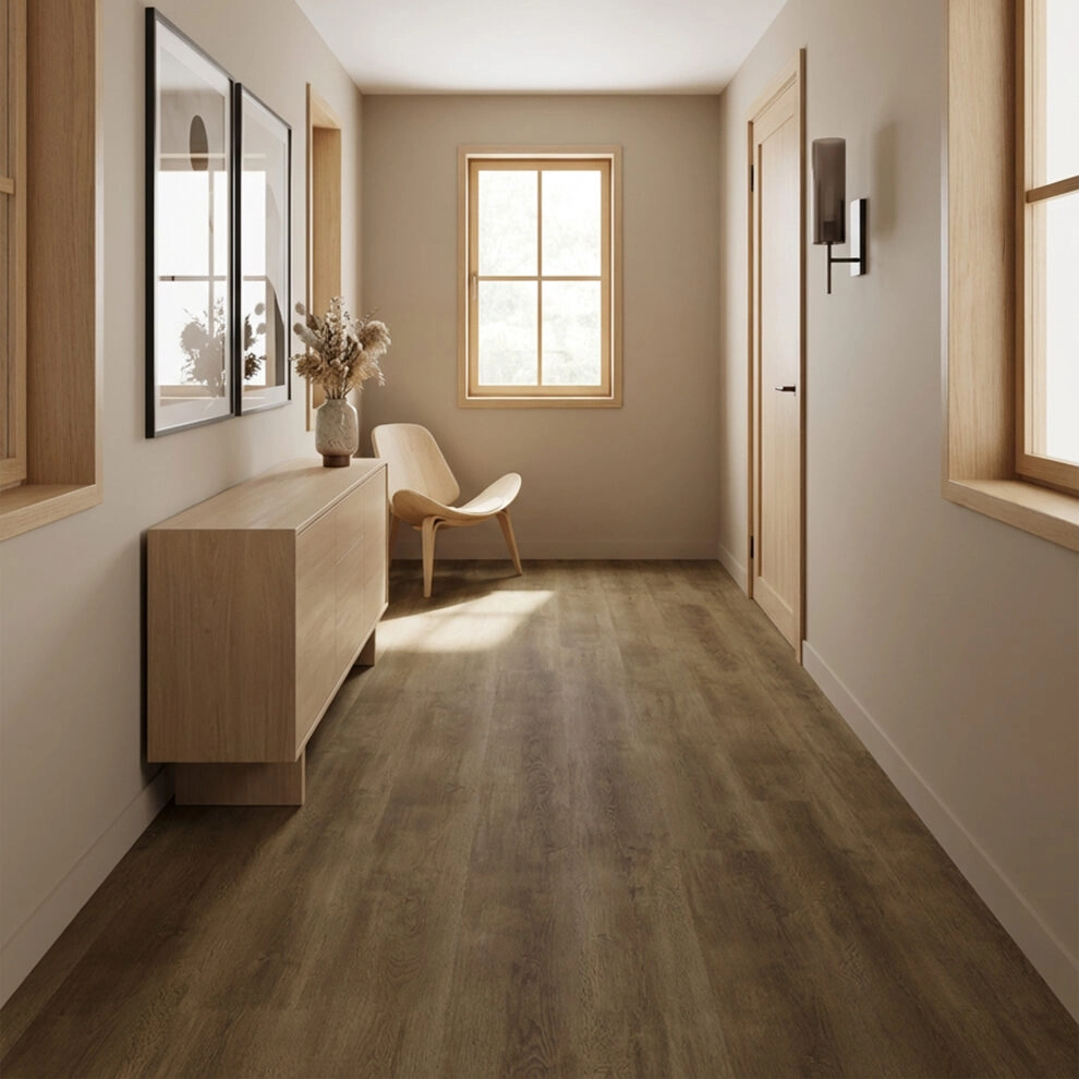 Suelo Laminado Castaño Tostado | FAUS | AC5 | Tarima Flotante Fácil Instalación | 8mm - Imagen galería