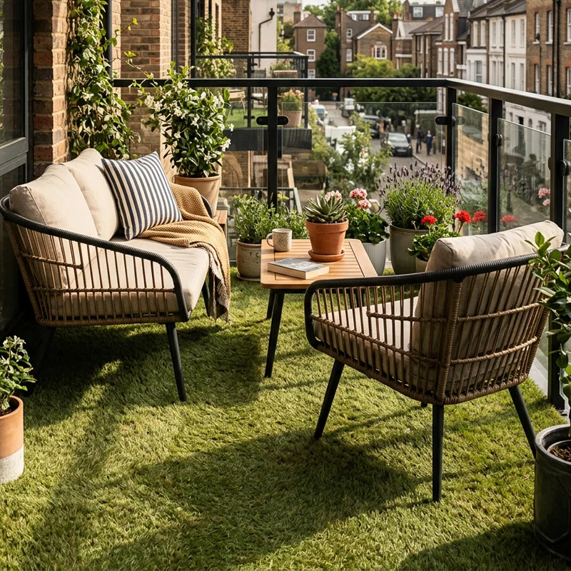 Césped Artificial Terraza Ultra | 25mm | Densidad Premium | Tacto Suave | Realismo | Pedido Mínimo 6 m²
