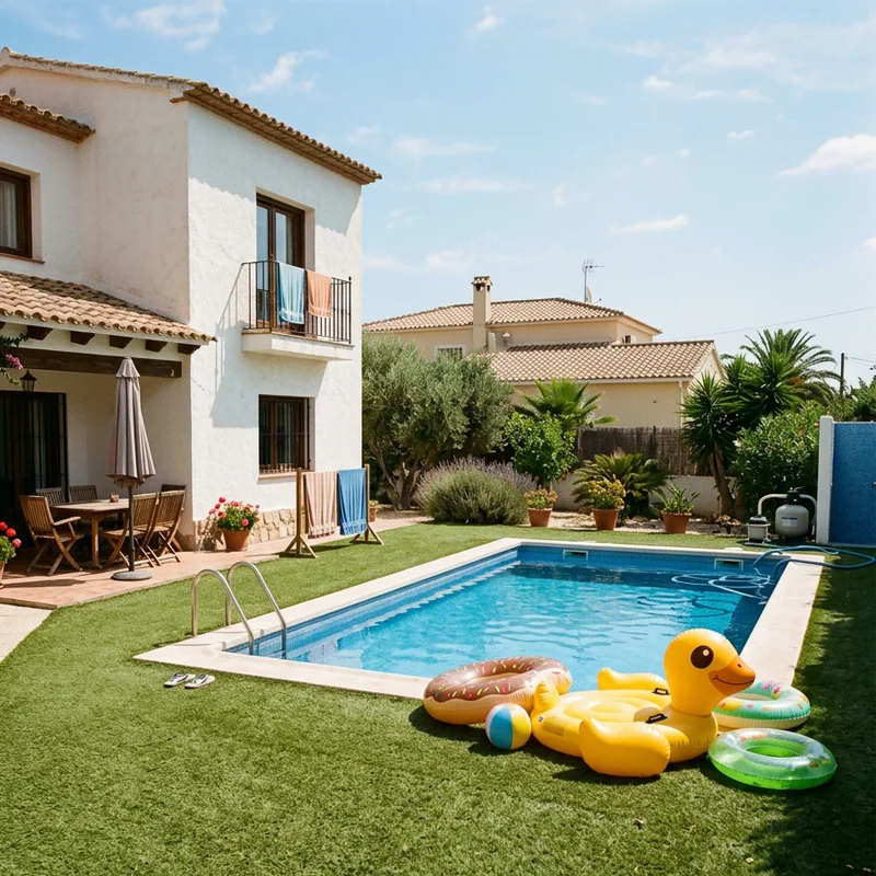 Césped Artificial Piscina | 40mm | Alta Densidad | Césped Jardín, Terraza y Piscinas | Pedido Mínimo 6m²