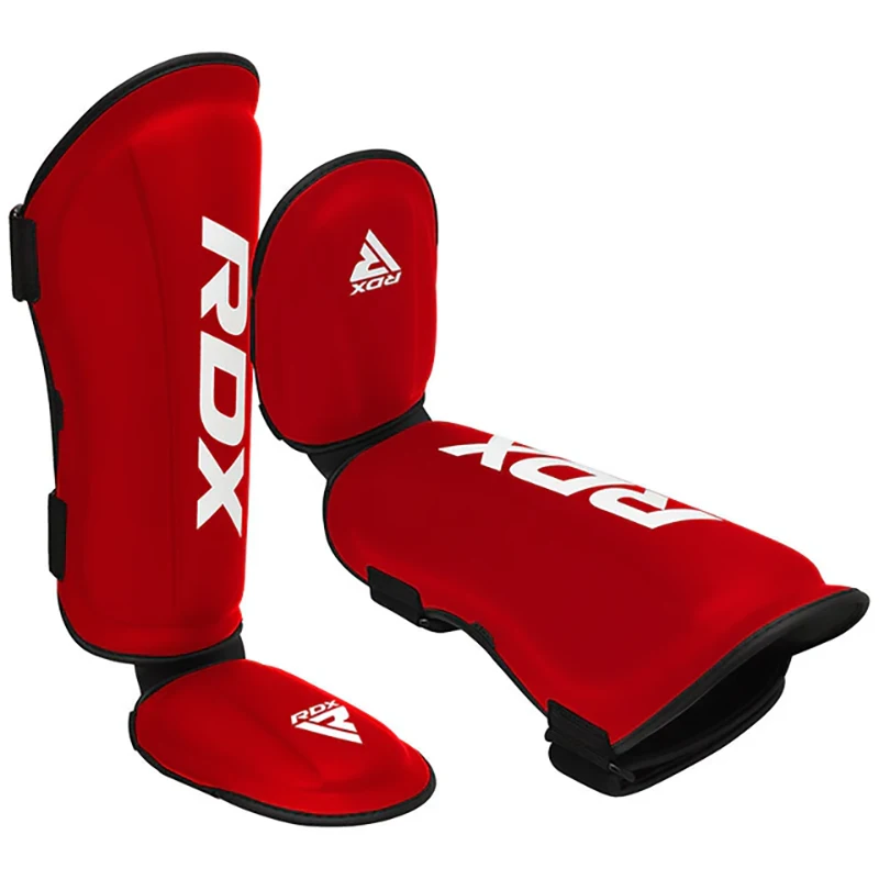 Protectores de empeine de espinilla RDX T1 | Rojo | S
