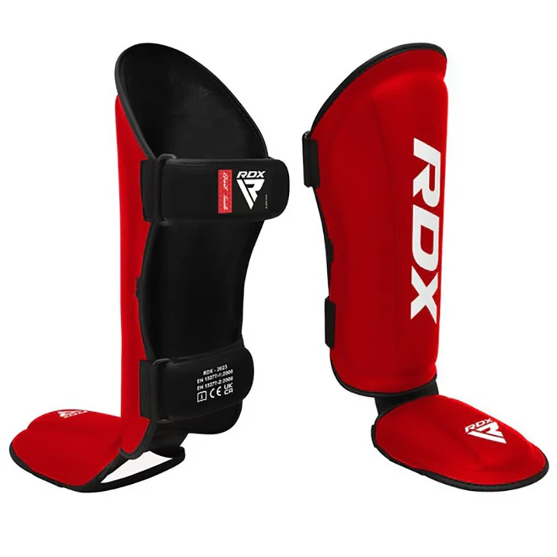Protectores de empeine de espinilla RDX T1 | Rojo | S
