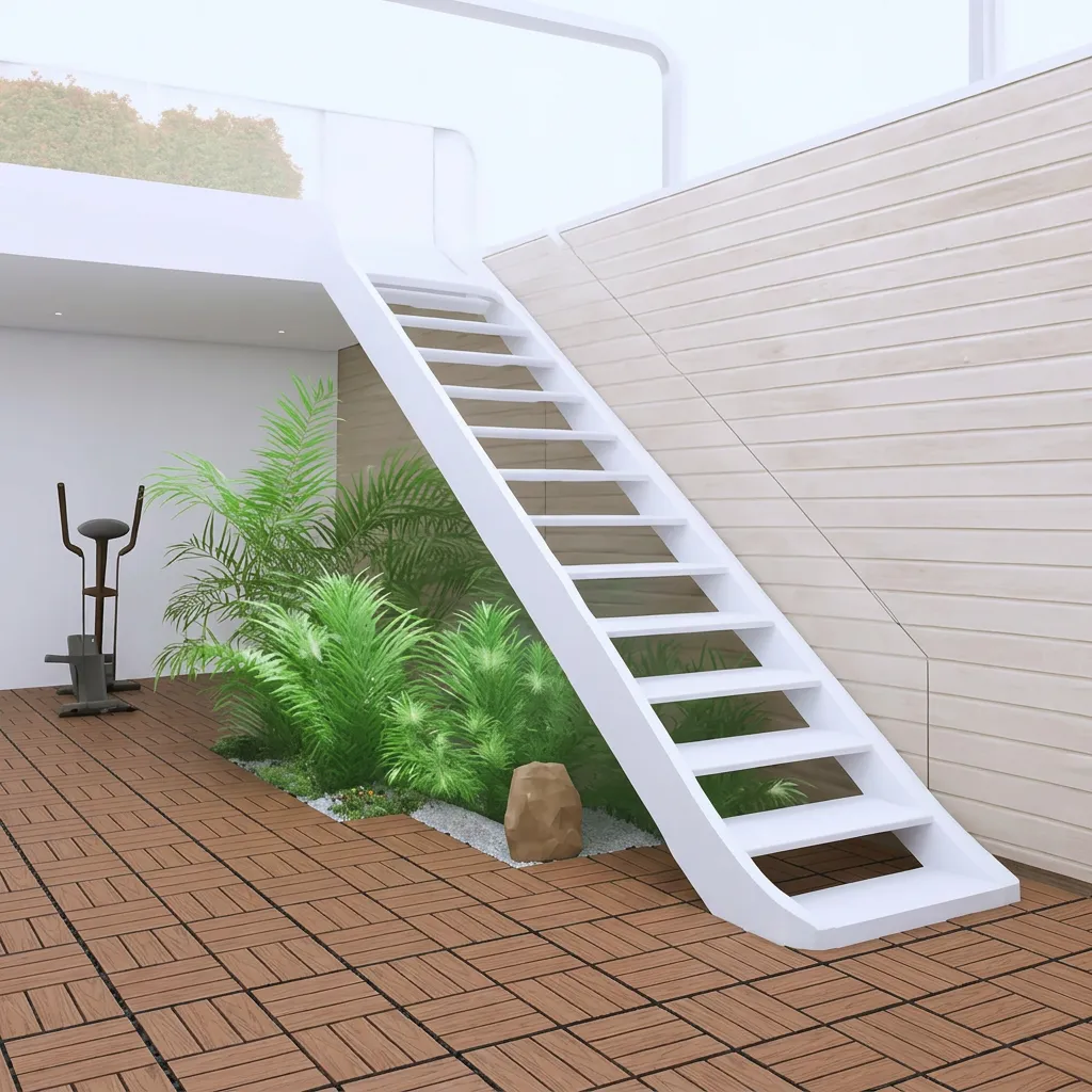 Suelo Exterior Modular 29x29 cm Efecto Madera | Losetas Click para Jardín y Balcón | Fácil Instalación