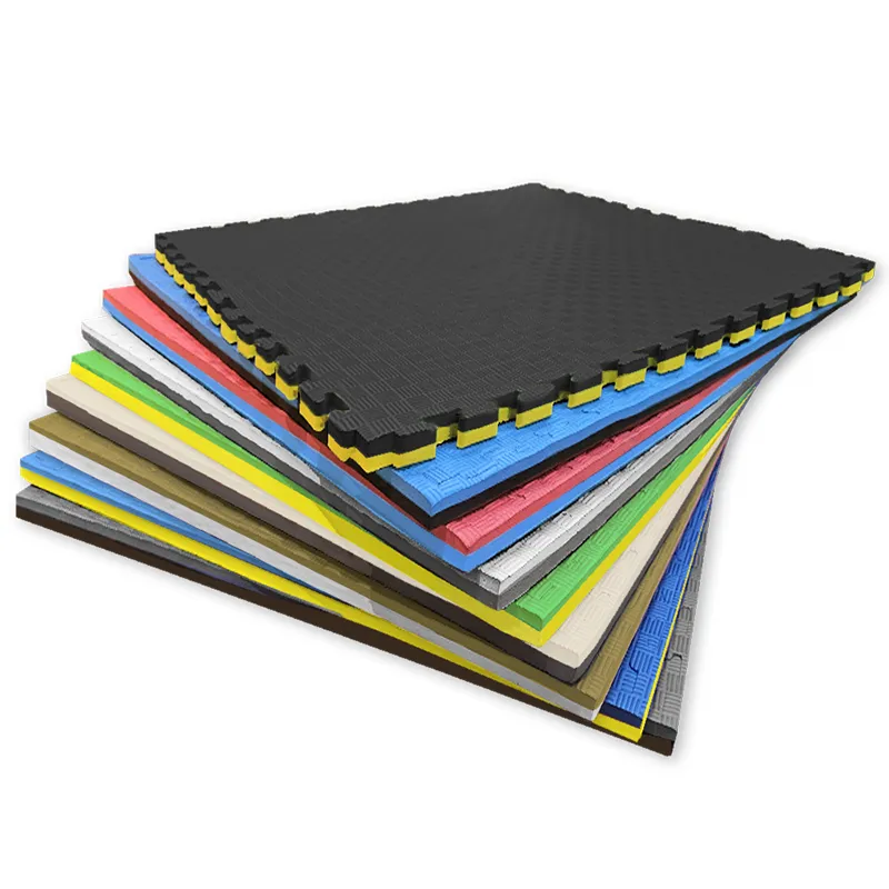 TATAMI PUZZLE Amarillo Verde  1x1m | 20mm | Reversible | Antideslizante | Multifuncional
