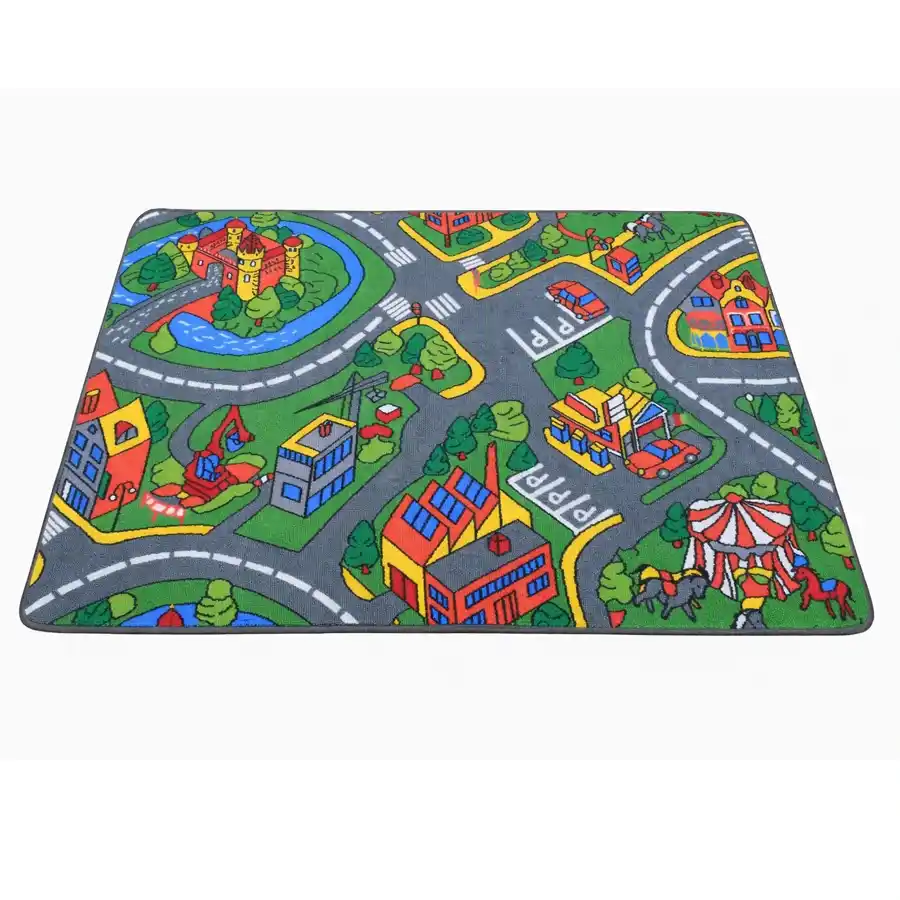 Alfombra infantil City Car Rally | Juego | 140x200cm