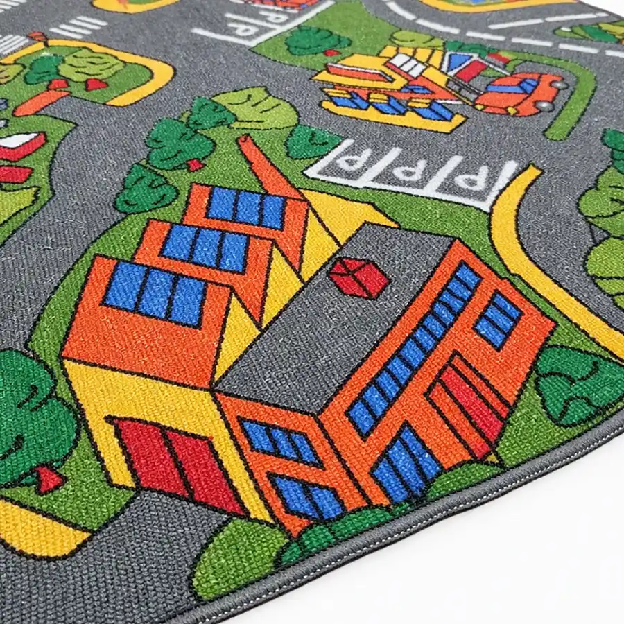 Alfombra infantil City Car Rally | Juego | 140x200cm