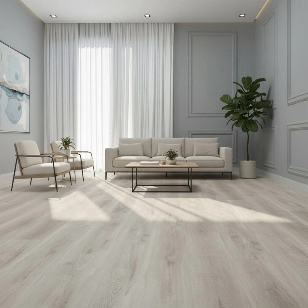 Suelo Laminado Roble Arena| FAUS | AC5 | Tarima Flotante Fácil Instalación | 8mm