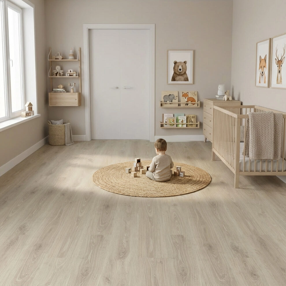 Suelo Laminado Roble Chia| FAUS | AC5 | Tarima Flotante Fácil Instalación | 8mm - Imagen galería