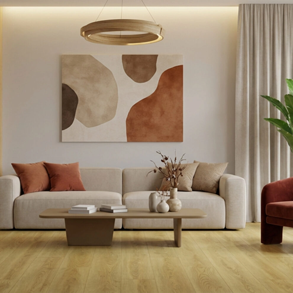 Suelo Laminado Roble Miami| AC5 | 8mm | Tarima Flotante | Instalación en Click | Uso Comercial y Doméstico - Imagen galería