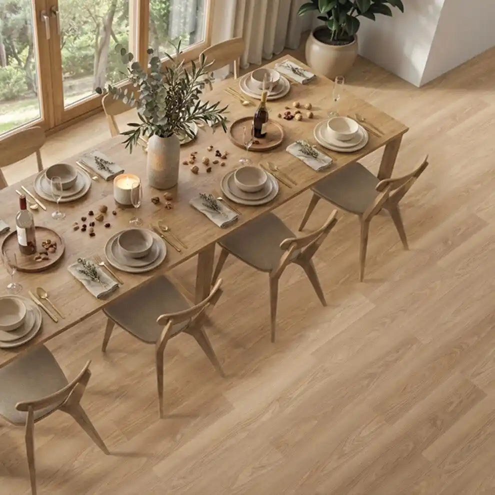 Suelo Laminado Roble Nuez| FAUS | AC5 | Tarima Flotante Fácil Instalación | 8mm