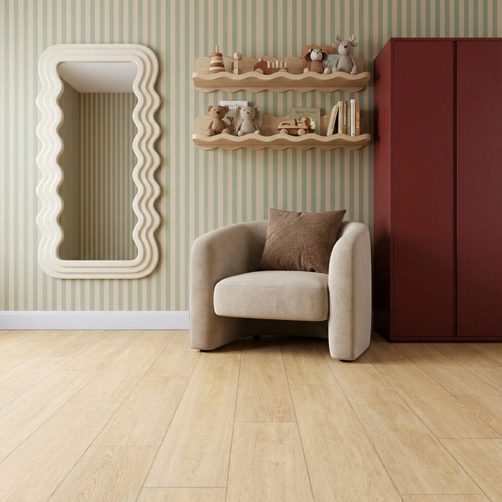 Suelo Laminado Roble París | AC5 | 8mm | Tarima Flotante | Instalación en Click | Uso Comercial y Doméstico - Imagen galería