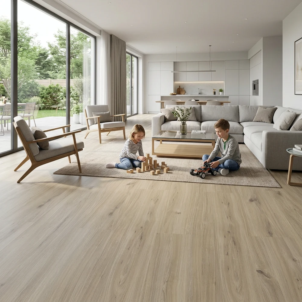 Tarima Flotante Roble Cielo AC5 8mm | Click | Resistente Agua | Suelo Laminado