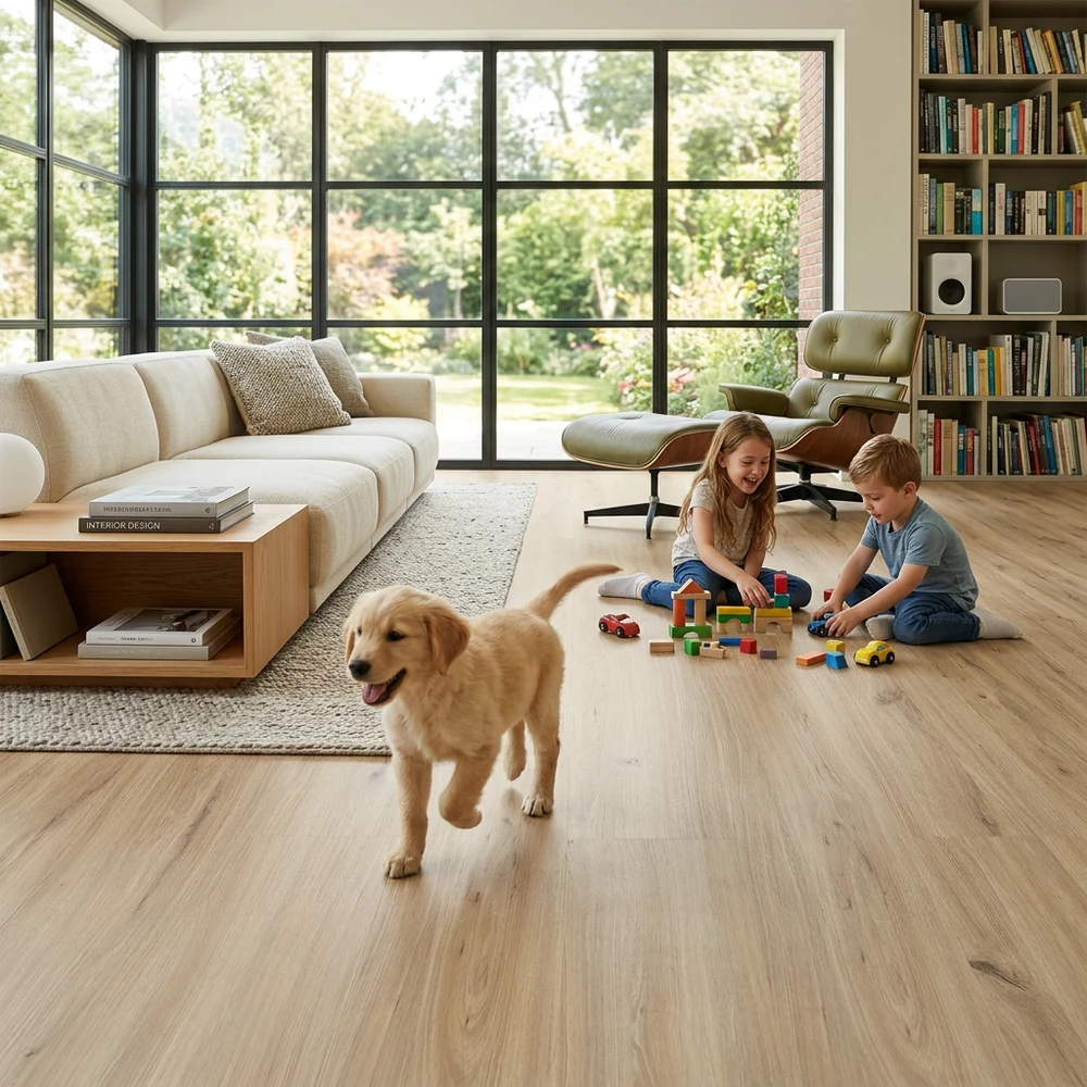 Tarima Flotante Roble Cielo AC5 8mm | Click | Resistente Agua | Suelo Laminado