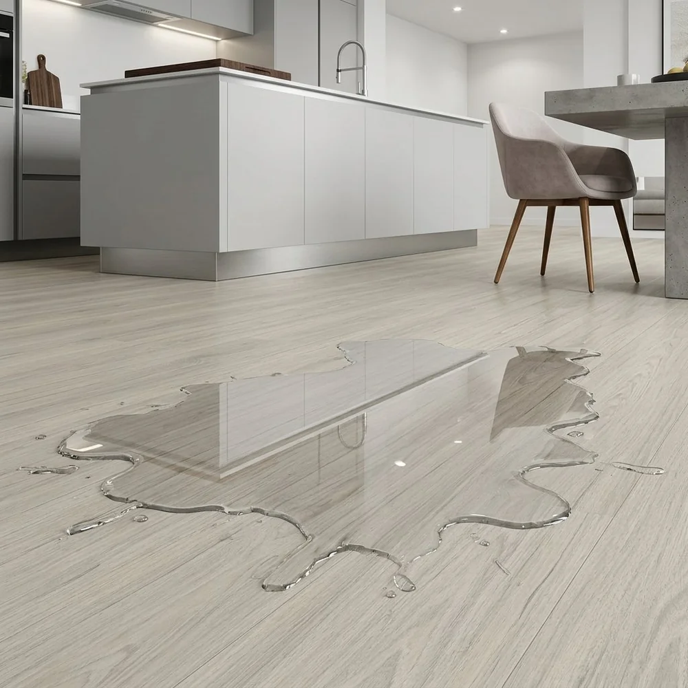Suelo Laminado Roble Halcón Claro 8mm AC5 | Cocinas y Baños | Fácil Instalación Click