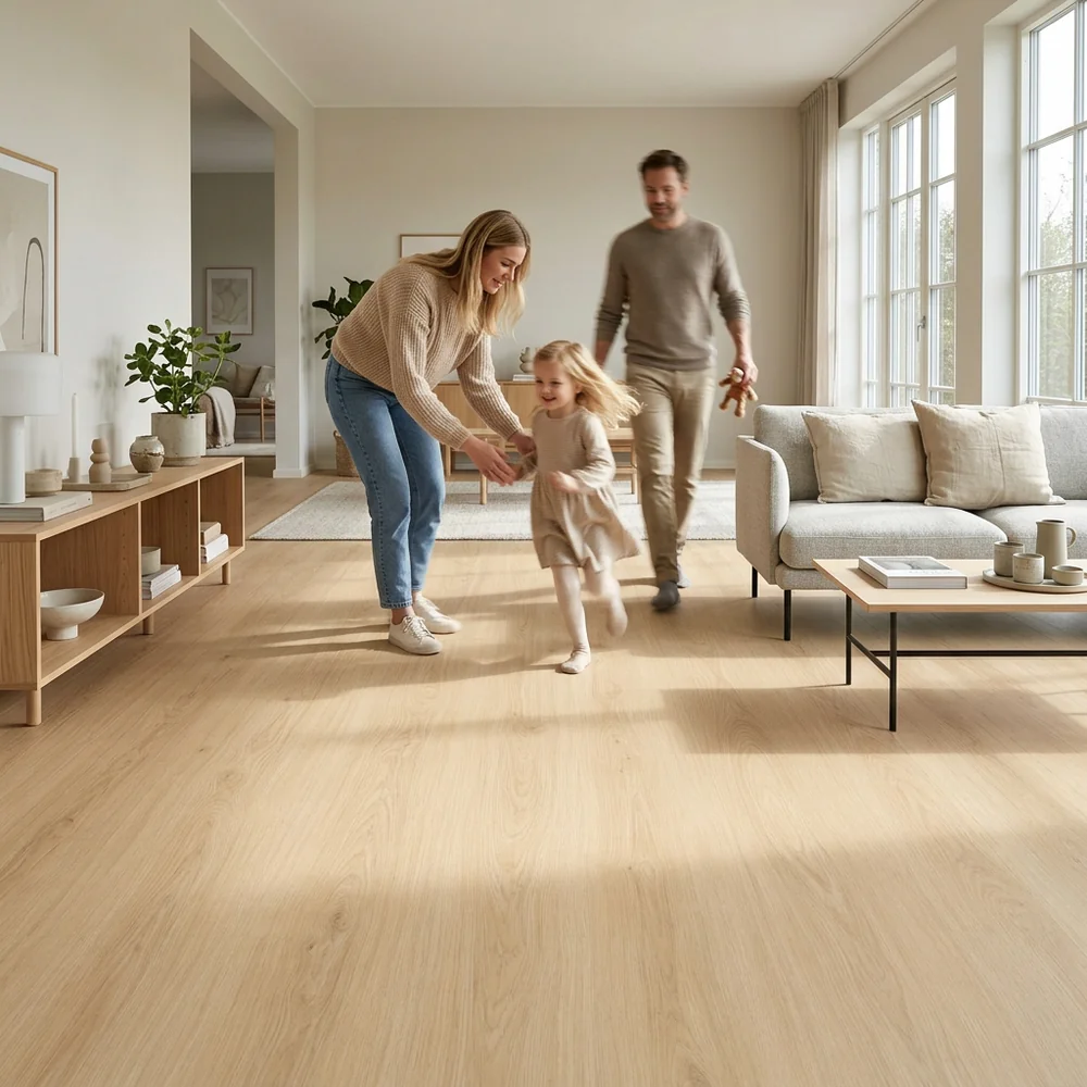 Suelo Laminado Roble Moira | AC5 | 8mm | Instalación Fácil Clic | Resistente al Agua