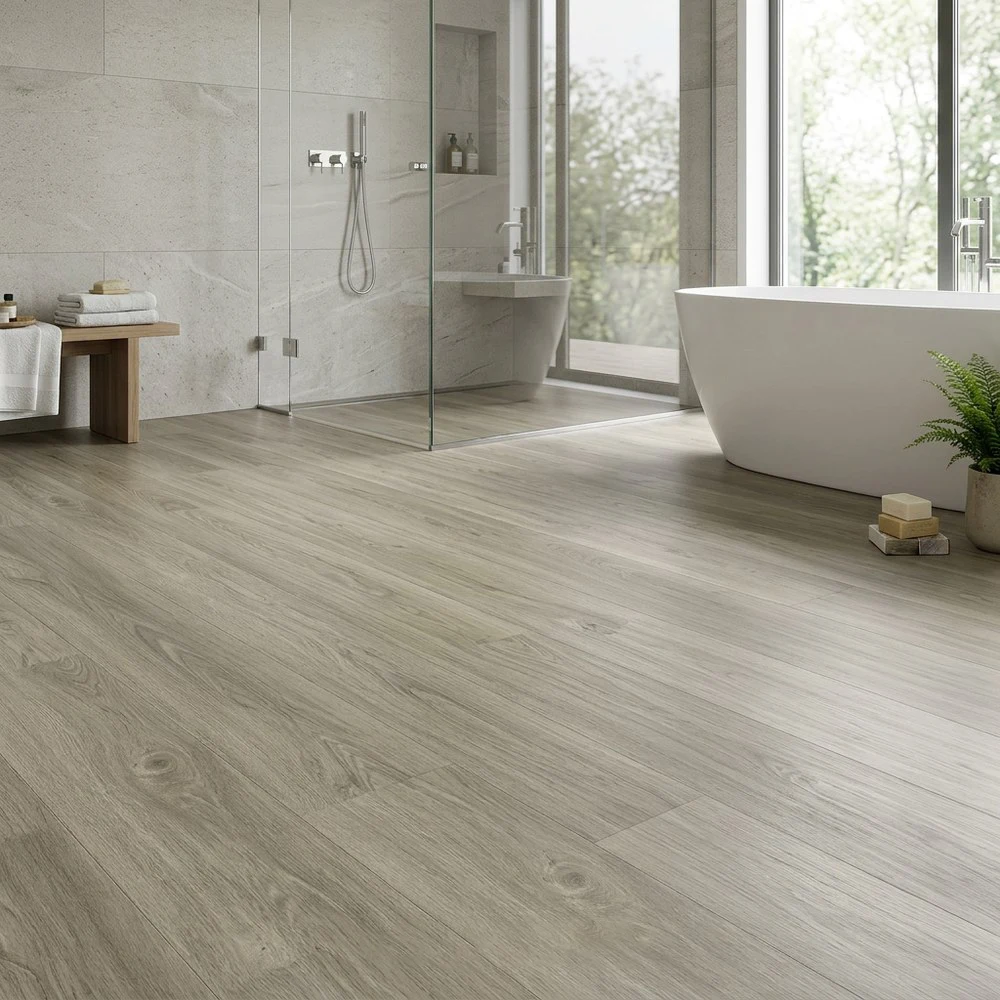 Suelo Laminado Roble Tico 8mm AC5 | Sin Bisel | 72h Agua | Tarima Flotante