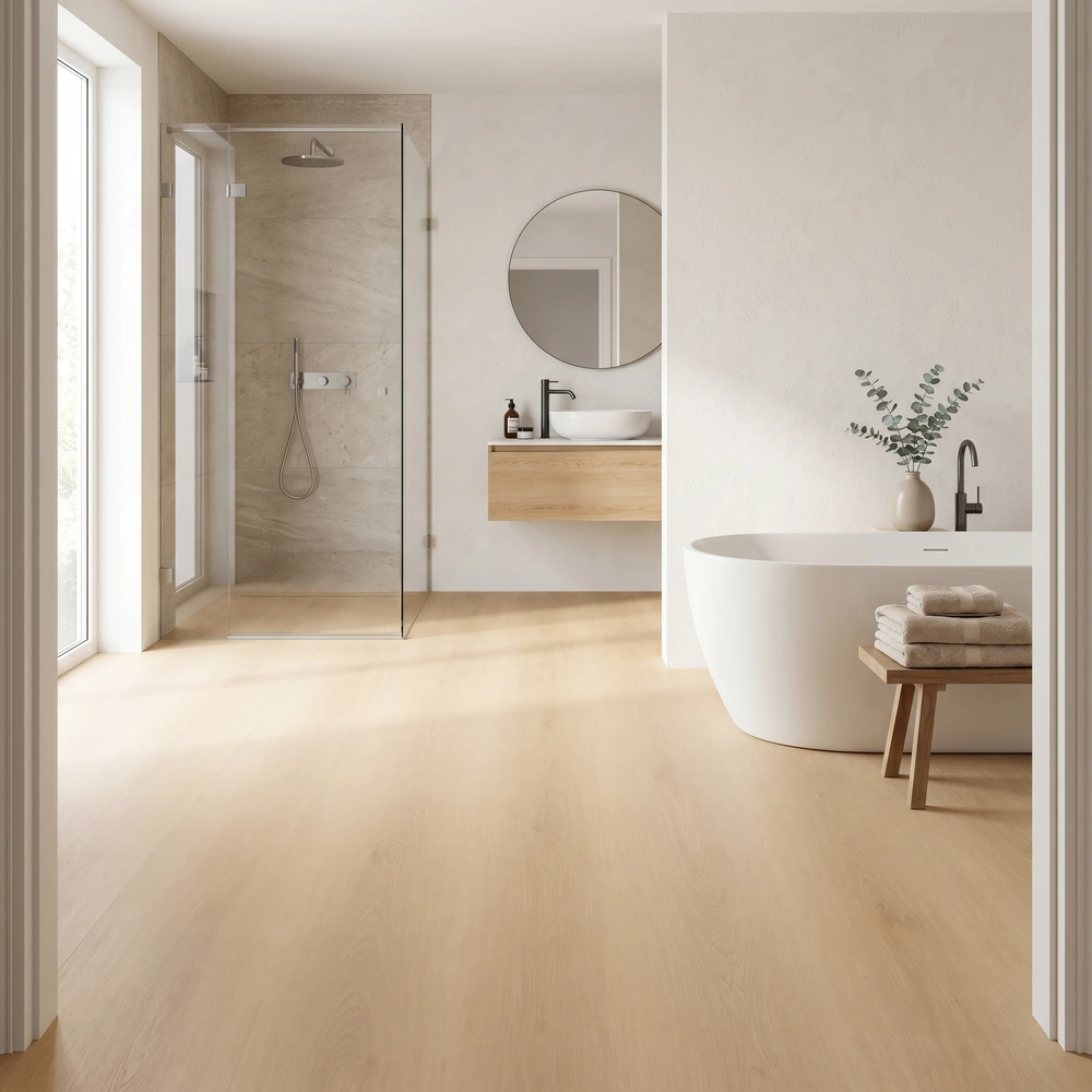 Tarima SPC Click Roble Faraon XL| Suelo Vinilico | Madera | Fácil Limpieza y Colocado | Sin Herramientas | 100% Agua