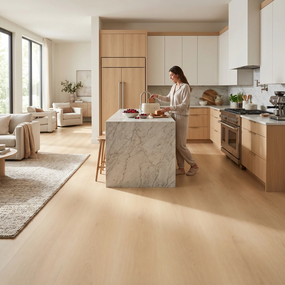 Tarima SPC Click Roble Faraon XL| Suelo Vinilico | Madera | Fácil Limpieza y Colocado | Sin Herramientas | 100% Agua