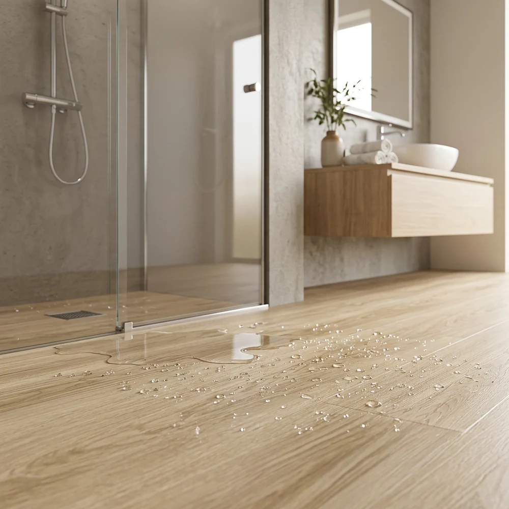 Suelo Vinílico Autoadhesivo Roble Clásico Dorado | Cocina | Baño | Resistencia al Agua | Bricolaje